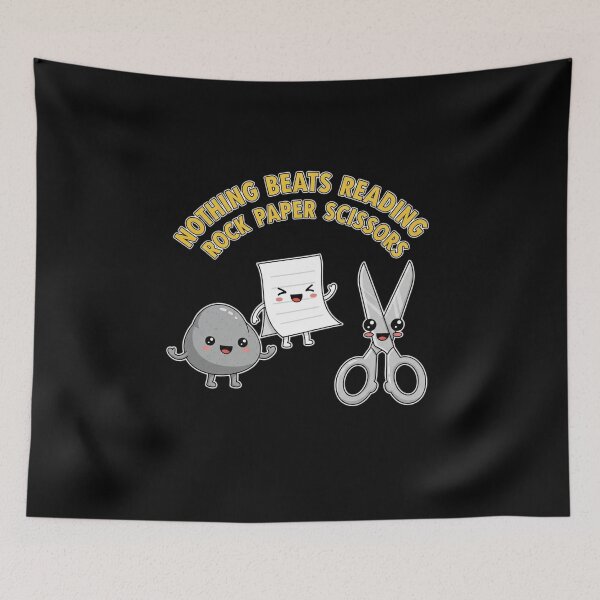 Item preview, Nothing Beats Reading Rock Paper Scissors - Perferct For Rock,Paper,Scissors Game Lovers  designed and sold by Bowniko^^.