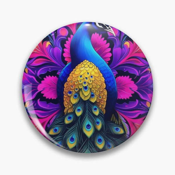 Item preview, mandala peacock designed and sold by KAIZEN MINDSET.