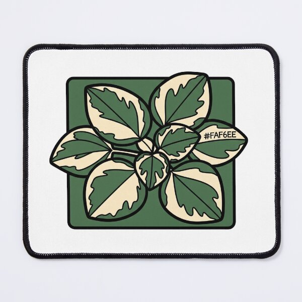 Item preview, Pilea Variegata — Enamel Pin Style Design designed and sold by EtherealShade.