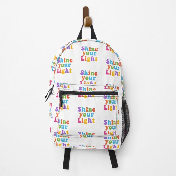 Item preview, Shine Your Light – Colorful Retro Typography Motivation Quote designed and sold by BloomOfDesign.