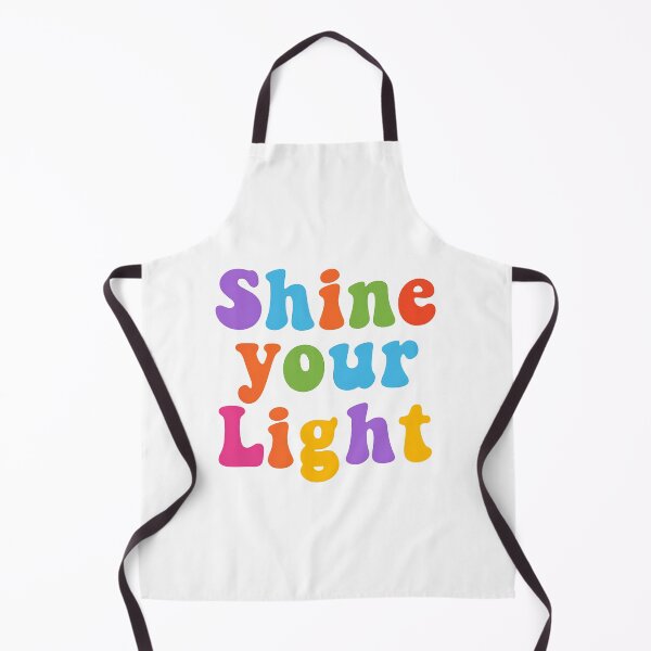 Item preview, Shine Your Light – Colorful Retro Typography Motivation Quote designed and sold by BloomOfDesign.
