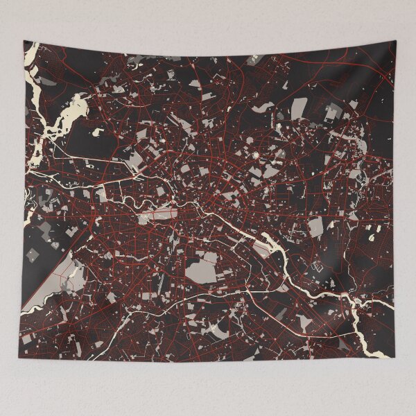 Item preview, Berlin City Map of Germany - Vector designed and sold by deMAP.