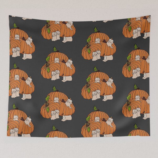 Item preview, Pumpkin and Candle decorative stack designed and sold by InqDropArt.