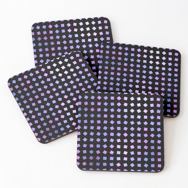 Item preview, Abstract Purple and Blue Squares Pattern designed and sold by RudArtAI.