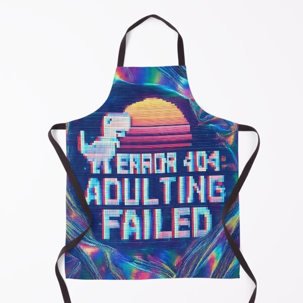 Item preview, Adulting System Crash - Y2K Glitch Humor Shirt designed and sold by TONSNAP.