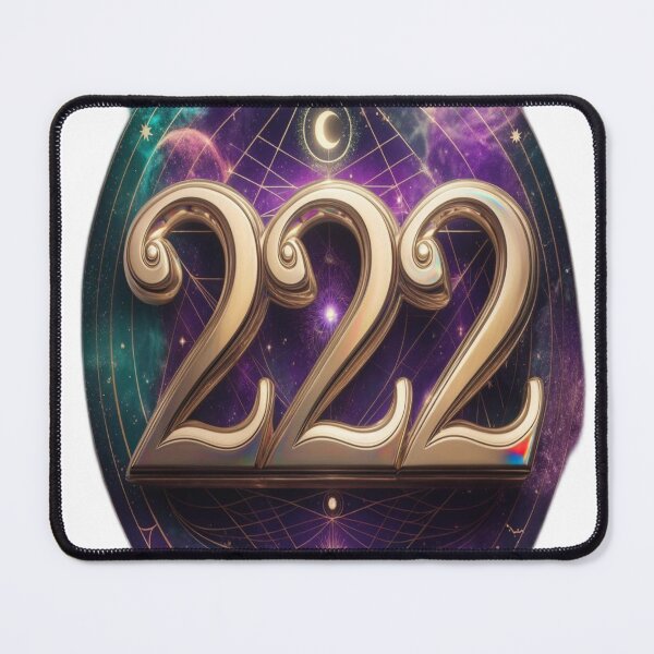 Item preview, 222 Angel Number – Sacred Geometry & Cosmic Energy Artwork designed and sold by NUR.
