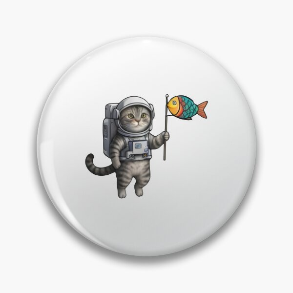 Item preview, Space Explorer Gray Tabby Cat Astronaut Cute Galaxy Design designed and sold by Uglyandcute.
