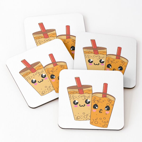 Item preview, kawaii boba tea designed and sold by FawnsStickers.