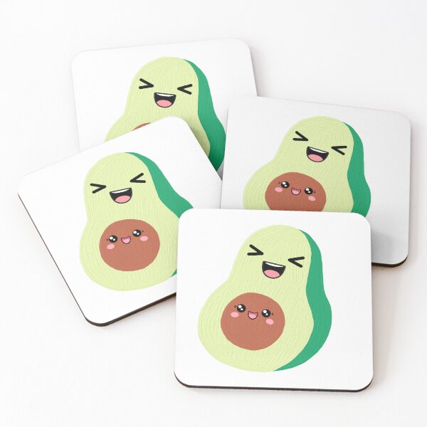 Item preview, kawaii avacado designed and sold by FawnsStickers.