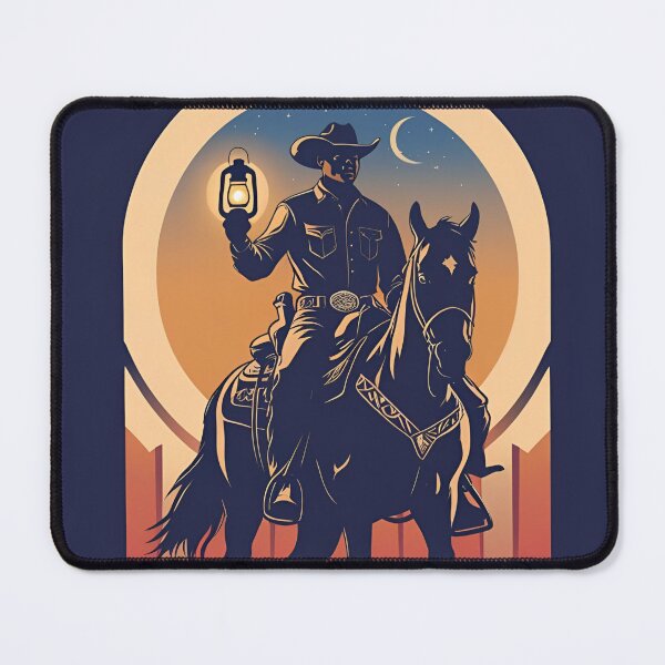 Item preview, A cowboy with his Lantern designed and sold by RisingWolfStudio.