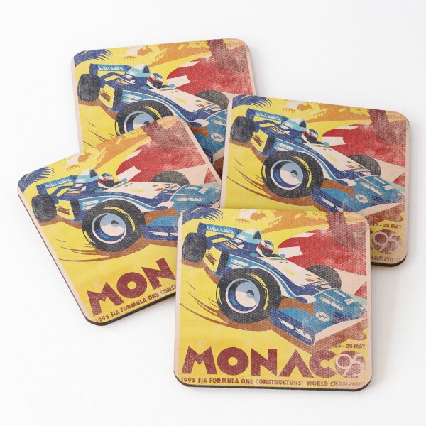 Item preview, Vintage Monaco Grand Prix 1995 Poster and hundreds of other personalized products designed and sold by edsonmaciel1990.