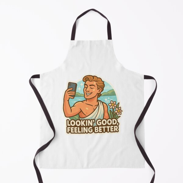 Item preview, Lookin’ Good, Feeling Better - Narcissus Humor designed and sold by Cheerioza.