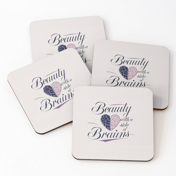 Item preview, Beauty with a side of Brains designed and sold by Vibrant Threads.