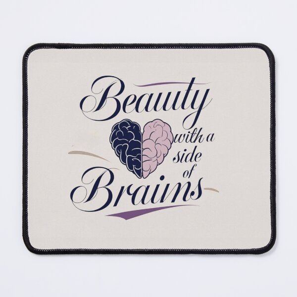 Item preview, Beauty with a side of Brains designed and sold by Vibrant Threads.