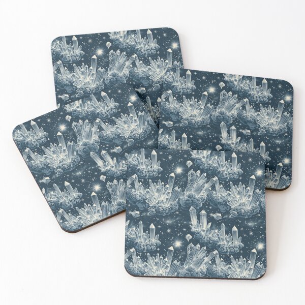 Item preview, Crystal Constellations Night Sky Pattern designed and sold by ArgentoArt.