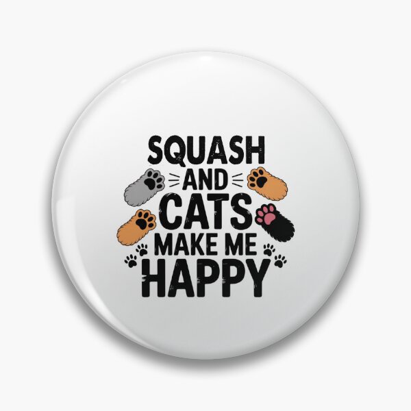 Item preview, Squash And Cats Make Me Happy - Funny Squash Cats Lover designed and sold by Oussinc.