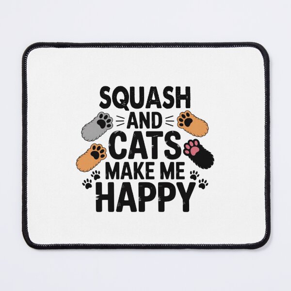 Item preview, Squash And Cats Make Me Happy - Funny Squash Cats Lover designed and sold by Oussinc.