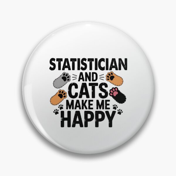 Item preview, Statistician And Cats Make Me Happy - Funny Statistician Cats Lover designed and sold by Oussinc.
