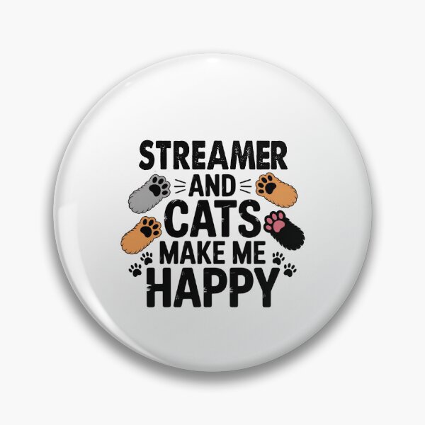 Item preview, Streamer And Cats Make Me Happy - Funny Streamer Cats Lover designed and sold by Oussinc.