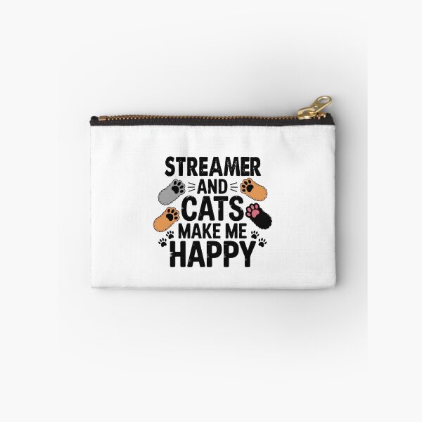 Artikelvorschau, Streamer und Katzen machen mich glücklich - Lustiger Streamer-Katzenliebhaber entworfen und verkauft von Oussinc.