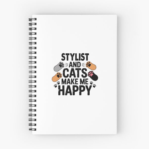 Item preview, Stylist And Cats Make Me Happy - Funny Stylist Cats Lover designed and sold by Oussinc.