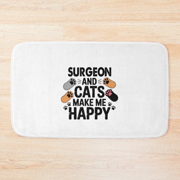 Item preview, Surgeon And Cats Make Me Happy - Funny Surgeon Cats Lover designed and sold by Oussinc.