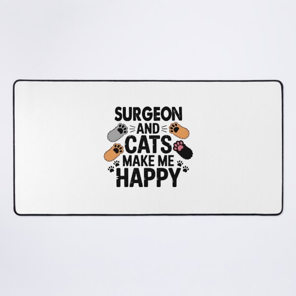 Item preview, Surgeon And Cats Make Me Happy - Funny Surgeon Cats Lover designed and sold by Oussinc.