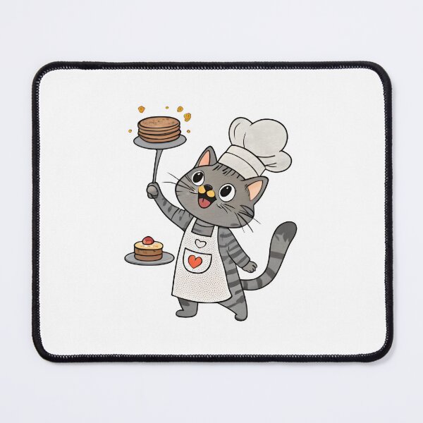 Item preview, Cooking Gray Tabby Cat Chef designed and sold by Uglyandcute.