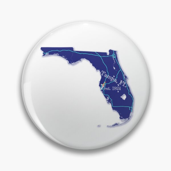 Item preview, Tampa, FL [Blue] designed and sold by PhilbonianDezin.