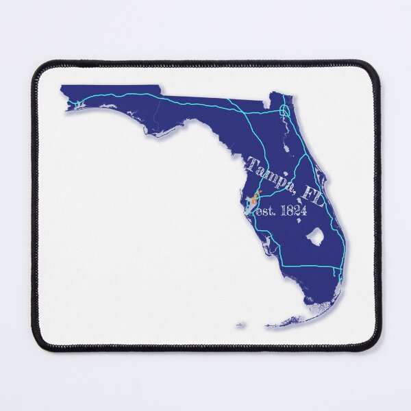Item preview, Tampa, FL [Blue] designed and sold by PhilbonianDezin.