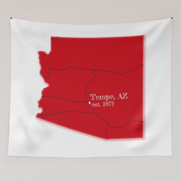 Item preview, Tempe, AZ [Red] designed and sold by PhilbonianDezin.