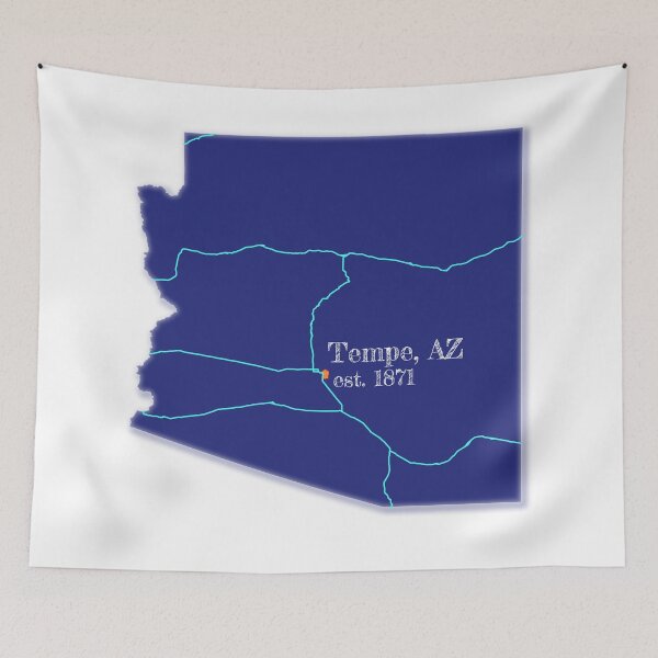 Item preview, Tempe, AZ [Blue] designed and sold by PhilbonianDezin.