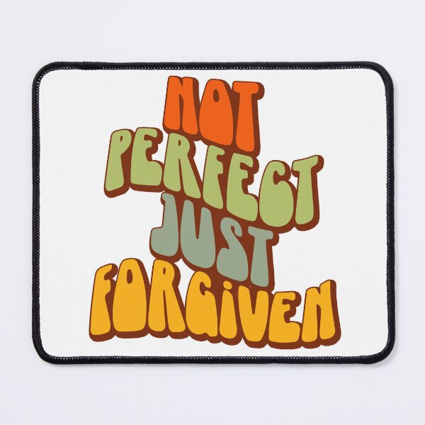 Item preview, Not Perfect Just Forgiven | Christian Faith Quote | Inspirational Bible Verse Gifts & Apparel designed and sold by Hope & Light Designs.
