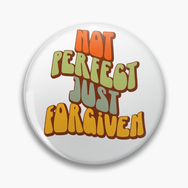 Item preview, Not Perfect Just Forgiven | Christian Faith Quote | Inspirational Bible Verse Gifts & Apparel designed and sold by Hope & Light Designs.