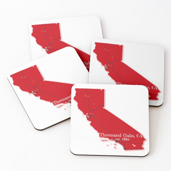 Item preview, Thousand Oaks, CA [Red] designed and sold by PhilbonianDezin.