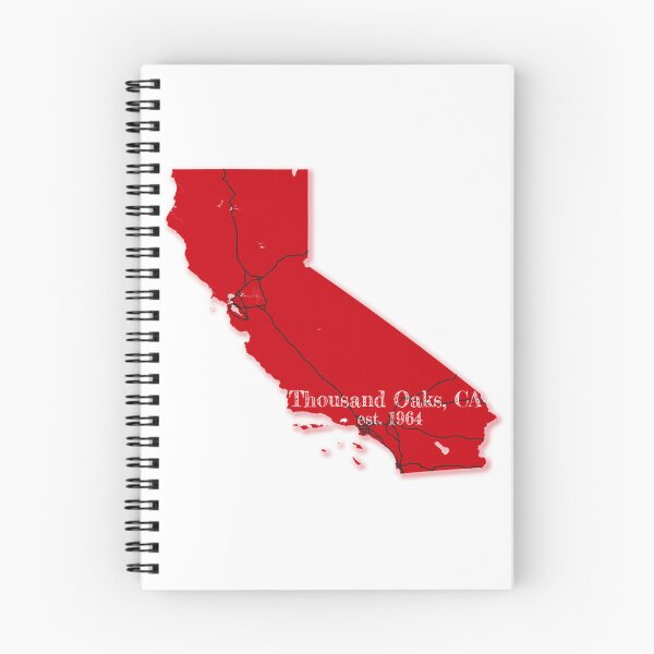 Item preview, Thousand Oaks, CA [Red] designed and sold by PhilbonianDezin.