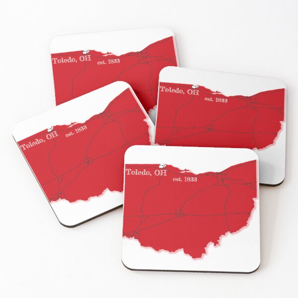 Item preview, Toledo, OH [Red] designed and sold by PhilbonianDezin.