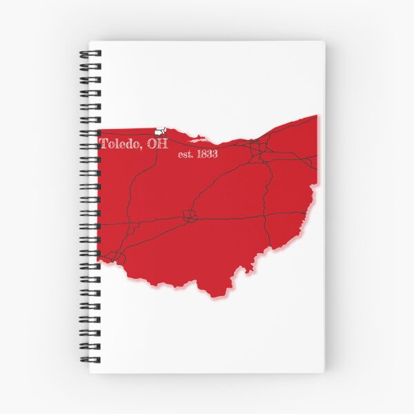 Item preview, Toledo, OH [Red] designed and sold by PhilbonianDezin.