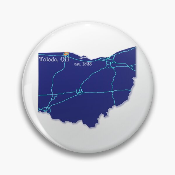 Item preview, Toledo, OH [Blue] designed and sold by PhilbonianDezin.