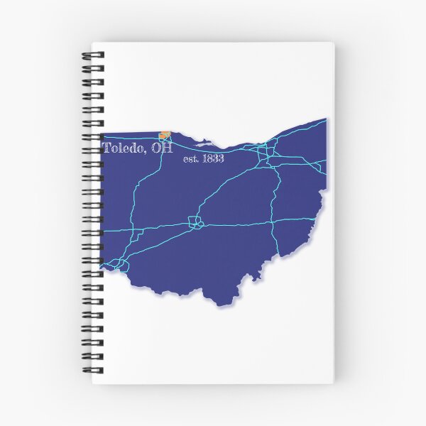 Item preview, Toledo, OH [Blue] designed and sold by PhilbonianDezin.