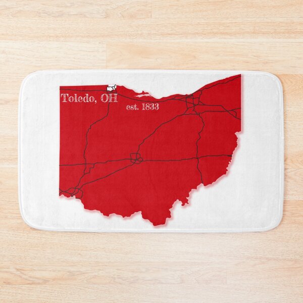 Item preview, Toledo, OH [Red] designed and sold by PhilbonianDezin.