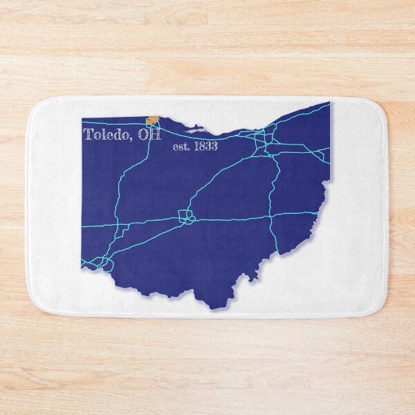 Item preview, Toledo, OH [Blue] designed and sold by PhilbonianDezin.
