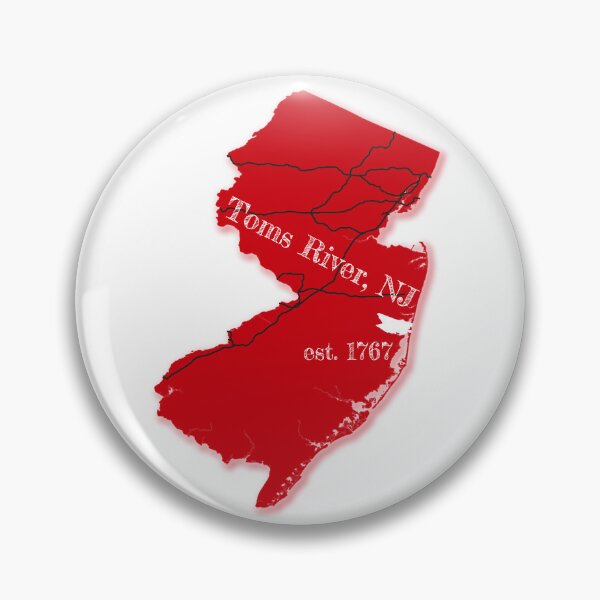 Item preview, Toms River, NJ [Red] designed and sold by PhilbonianDezin.