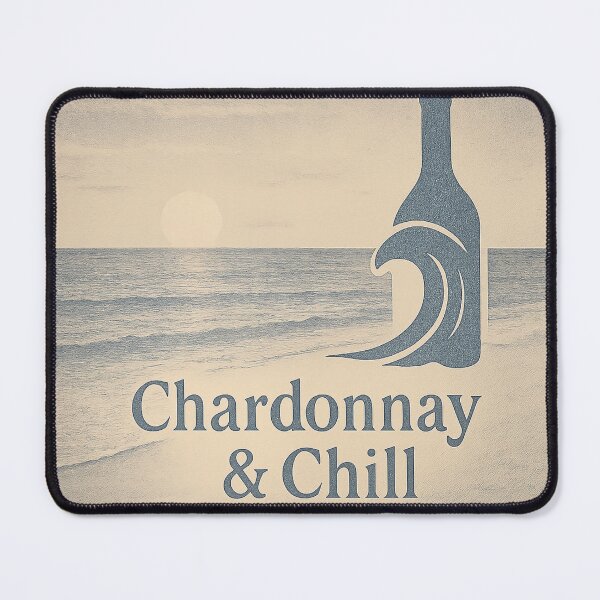 Item preview, Coastal Grandmother Essentials - Wine & Waves Tote Design designed and sold by TONSNAP.