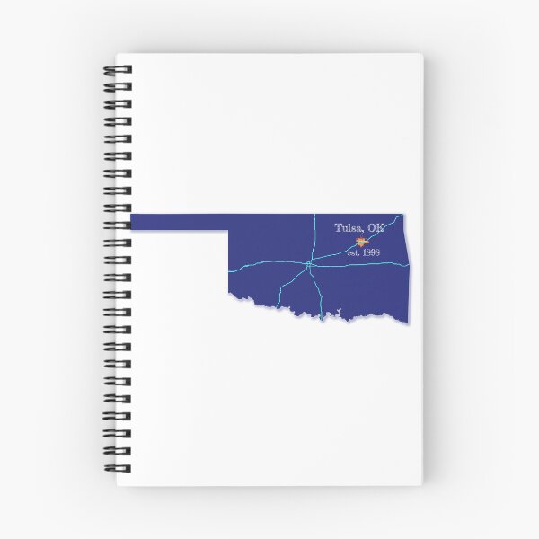 Item preview, Tulsa, OK [Blue] designed and sold by PhilbonianDezin.