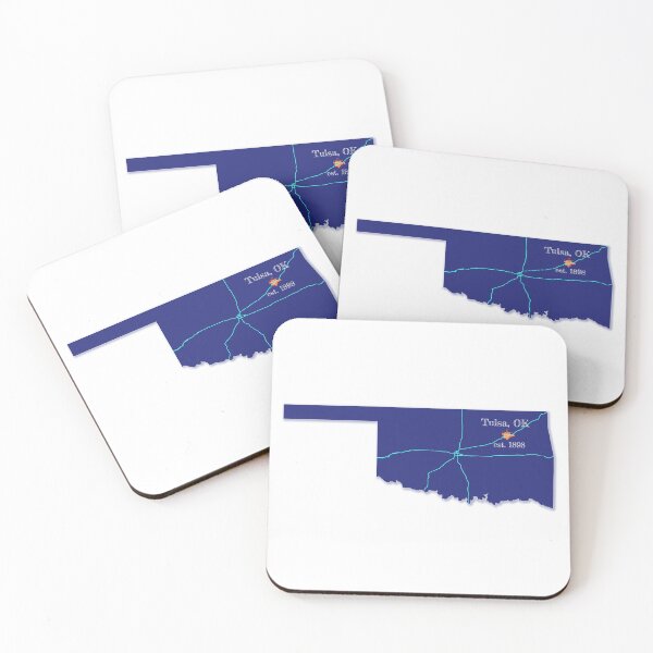 Item preview, Tulsa, OK [Blue] designed and sold by PhilbonianDezin.