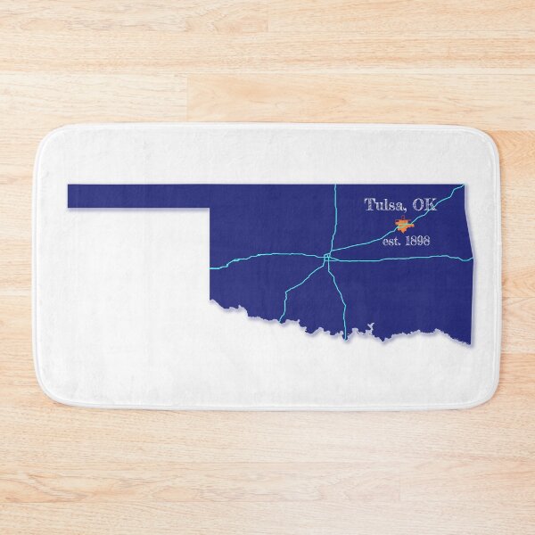 Item preview, Tulsa, OK [Blue] designed and sold by PhilbonianDezin.