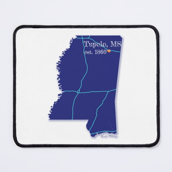 Item preview, Tupelo, MS [Blue] designed and sold by PhilbonianDezin.