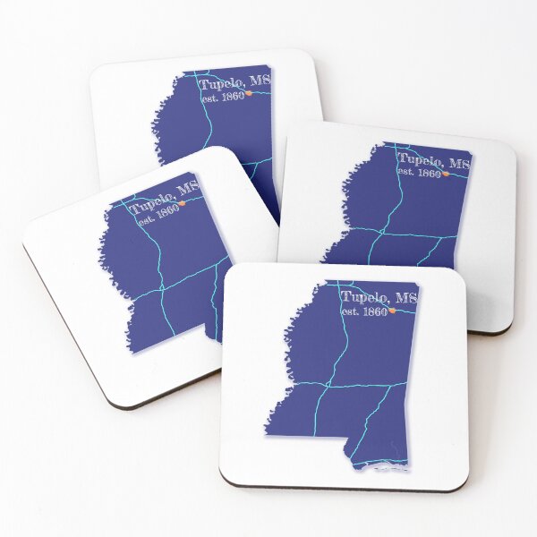 Item preview, Tupelo, MS [Blue] designed and sold by PhilbonianDezin.