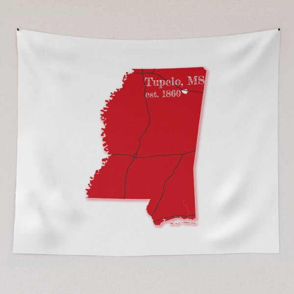 Item preview, Tupelo, MS [Red] designed and sold by PhilbonianDezin.